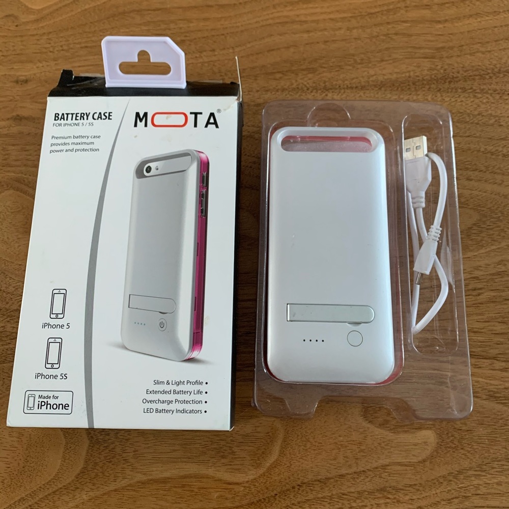 Mota battery case for iphone 5/5S